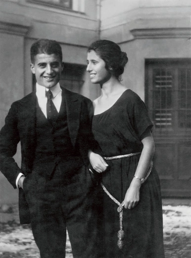 Pier Giorgio Frassati  z ukochaną siostrą Lucianą