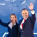Karol Nawrocki z żoną Martą. 1 czerwca został wybrany na 7. prezydenta III RP 