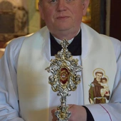 Wprowadzenie relikwii św. Antoniego do kościoła w Paradyżu