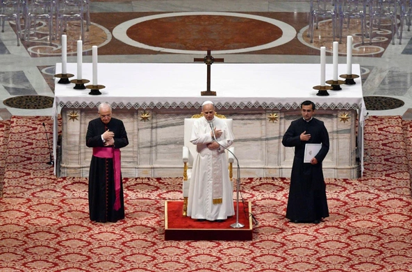 Podczas audiencji jubileuszowej w Bazylice św. Piotra