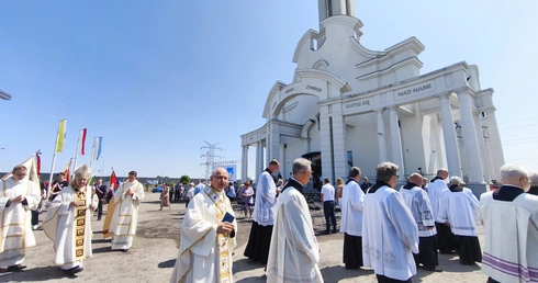 Poświęcenie sanktuarium św. Jana Pawła II w Radzyminie