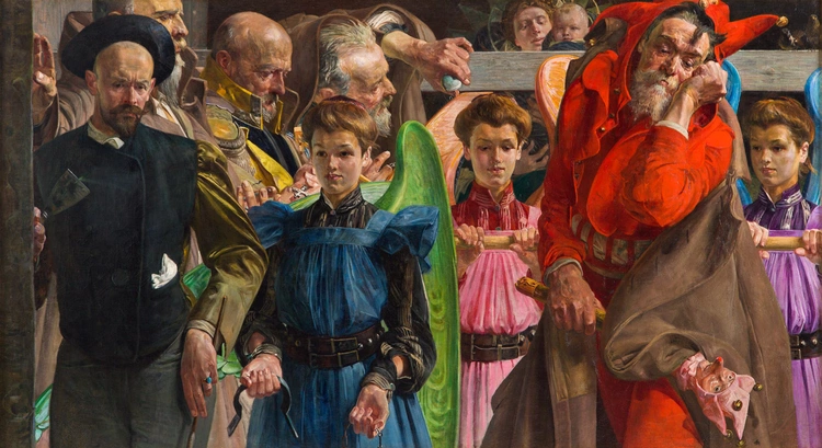 Jacek Malczewski "Rzeczywistość", 1908