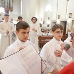 Błogosławieństwo ministrantów słowa Bożego