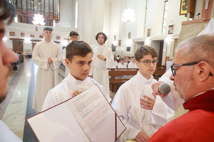 Błogosławieństwo ministrantów słowa Bożego