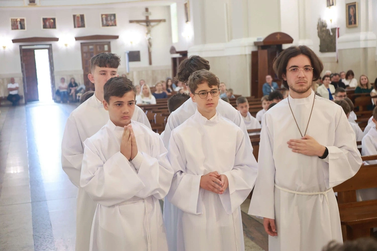 Błogosławieństwo ministrantów słowa Bożego