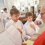 Błogosławieństwo ministrantów słowa Bożego
