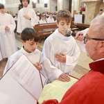 Błogosławieństwo ministrantów słowa Bożego