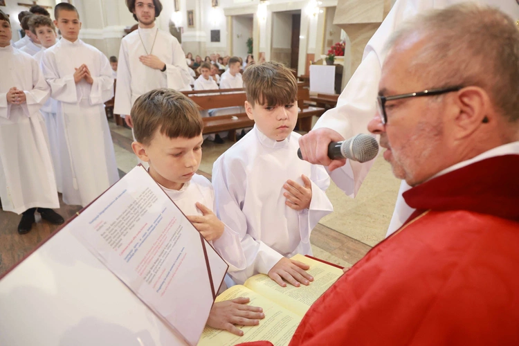 Błogosławieństwo ministrantów słowa Bożego