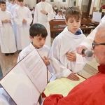 Błogosławieństwo ministrantów słowa Bożego