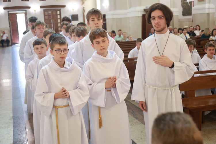 Błogosławieństwo ministrantów słowa Bożego