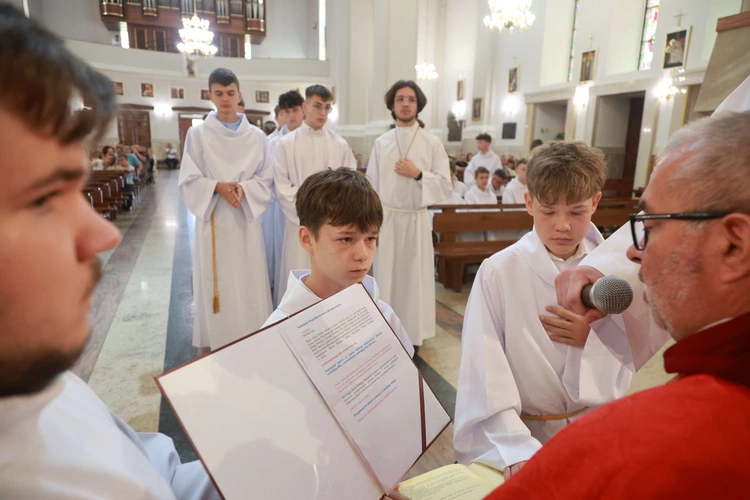 Błogosławieństwo ministrantów słowa Bożego