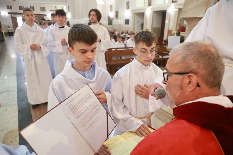 Błogosławieństwo ministrantów słowa Bożego