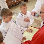 Błogosławieństwo ministrantów słowa Bożego