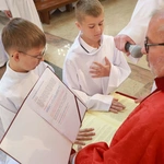 Błogosławieństwo ministrantów słowa Bożego
