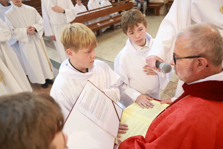 Błogosławieństwo ministrantów słowa Bożego
