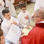 Błogosławieństwo ministrantów słowa Bożego