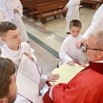 Błogosławieństwo ministrantów słowa Bożego