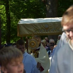 Pielgrzymi na odpuście ku czci Trójcy Świętej