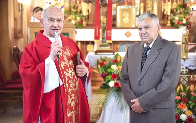  Duchowny i muzyk obchodzili razem święto posługi  8 czerwca.