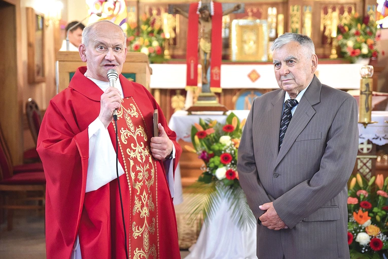  Duchowny i muzyk obchodzili razem święto posługi  8 czerwca.