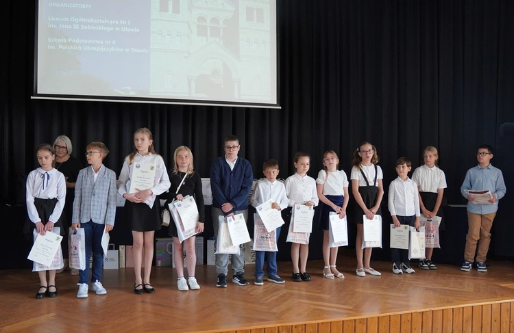 Gala konkursów biblijnych w Oławie 