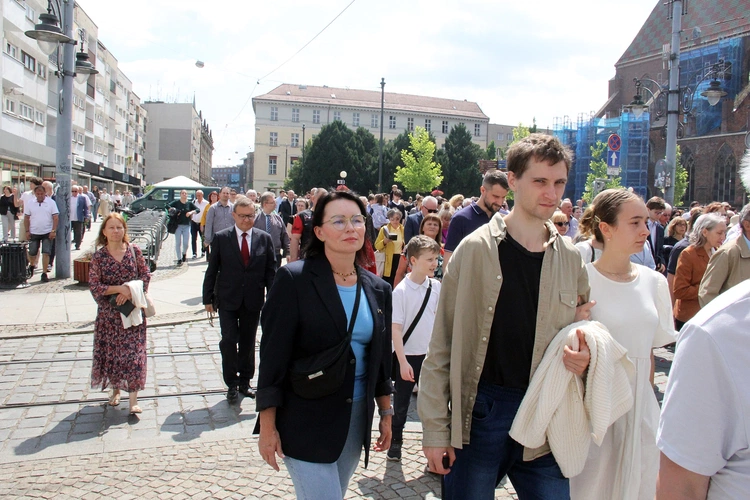 Boże Ciało 2025 - wrocławska procesja centralna