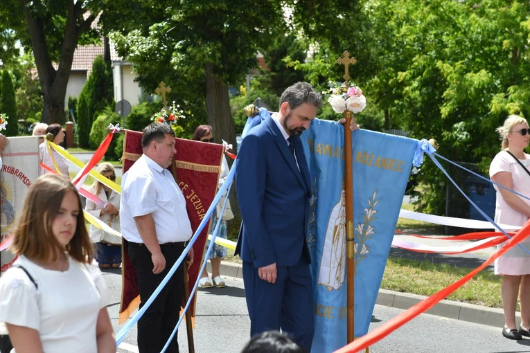 Procesja Bożego Ciała na ulicach Świebodzina