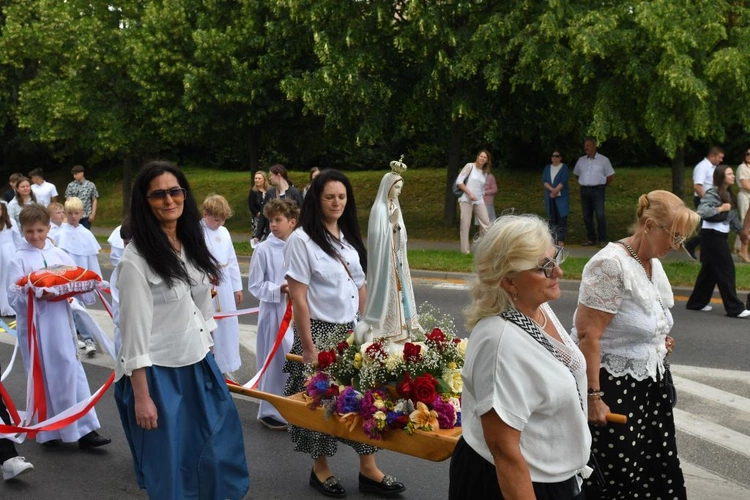Procesja Bożego Ciała na ulicach Świebodzina