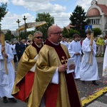 Procesja Bożego Ciała na ulicach Świebodzina