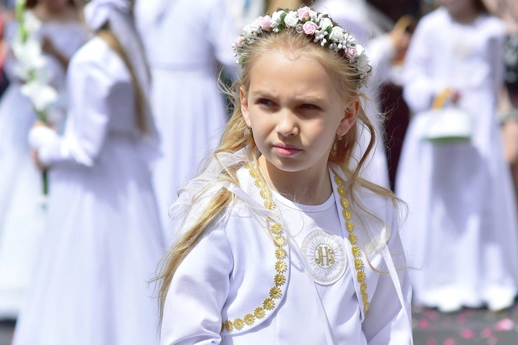 Olsztyn. Centralna procesja Bożego Ciała