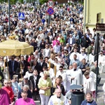 Olsztyn. Centralna procesja Bożego Ciała