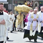 Olsztyn. Centralna procesja Bożego Ciała