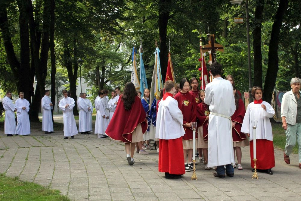 Msza św. w gliwickiej katedrze