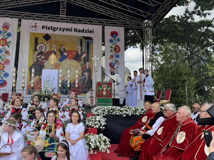 Boże Ciało w Łowiczu - procesja