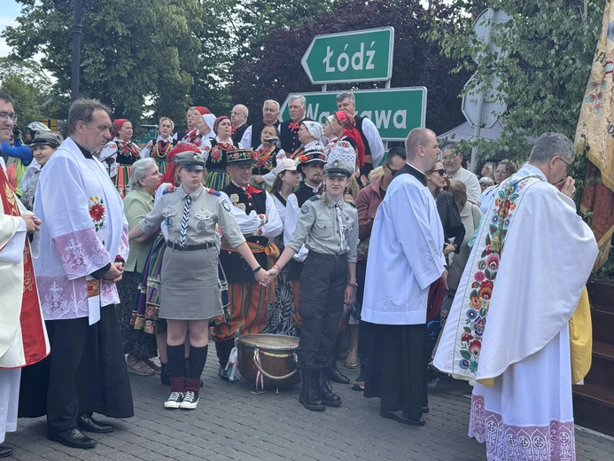 Boże Ciało w Łowiczu - procesja