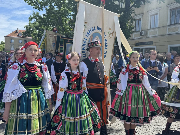 Boże Ciało w Łowiczu - procesja