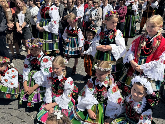 Boże Ciało w Łowiczu - procesja