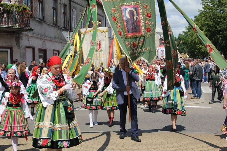 Boże Ciało w Łowiczu - procesja