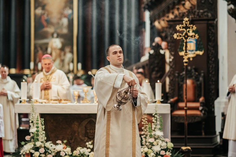 Święcenia diakonatu kl. Roberta Szczepkowskiego