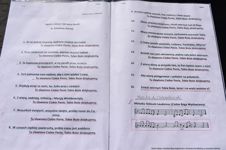700 lat parafii w Łososinie Górnej