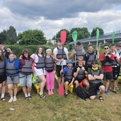 Spływ kajakowy był okazją do podsumowania całorocznej formacji.