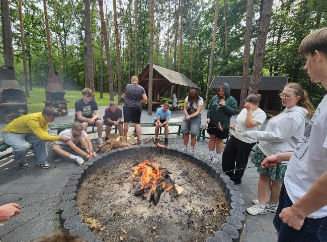 Zwieńczeniem dnia było ognisko.