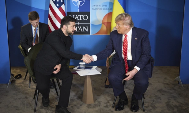 Wołodymyr Zełenski i Donald Trump