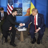 Wołodymyr Zełenski i Donald Trump