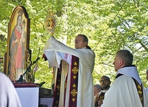 Modlitwę poprzedziło powitanie pielgrzymów. Następnie odbyła się krótka adoracja, a po niej liturgia.