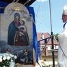 Bp Roman Pindel ukoronował obraz Pani Andrychowskiej.
