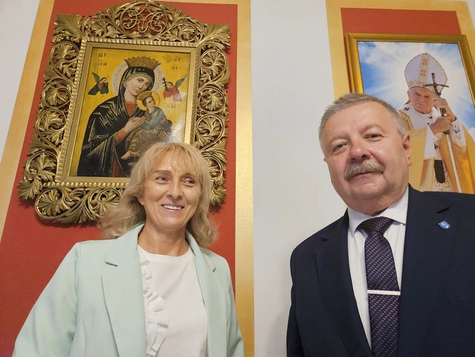 Stefania Grzyb i Marek Rączka.