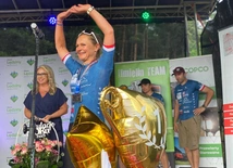 Lędziny. Powitanie Anety Lamik - ultrakolarki, która brała udział w "Race Across America" [ZDJĘCIA]