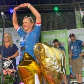Lędziny. Powitanie Anety Lamik - ultrakolarki, która brała udział w "Race Across America" [ZDJĘCIA]