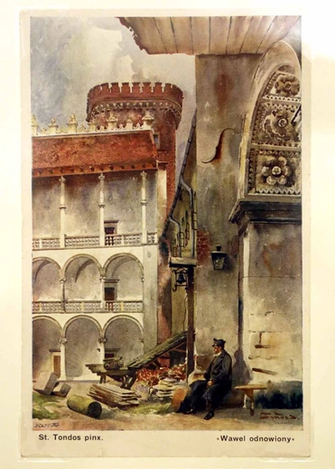 Wawel na starych pocztówkach